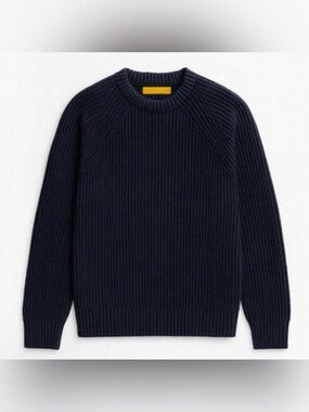 Yellow Label Company YELABEL Le Wool Chunky NAVY Sweater size XS/S NWT!